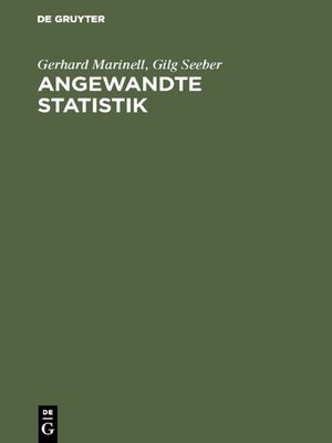 cover image of Angewandte Statistik